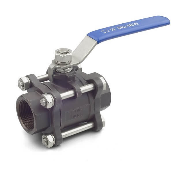 3PC Carbon Steel Ball Valve