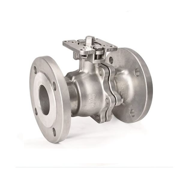 2 Pcs Body Flanged Ball Valve