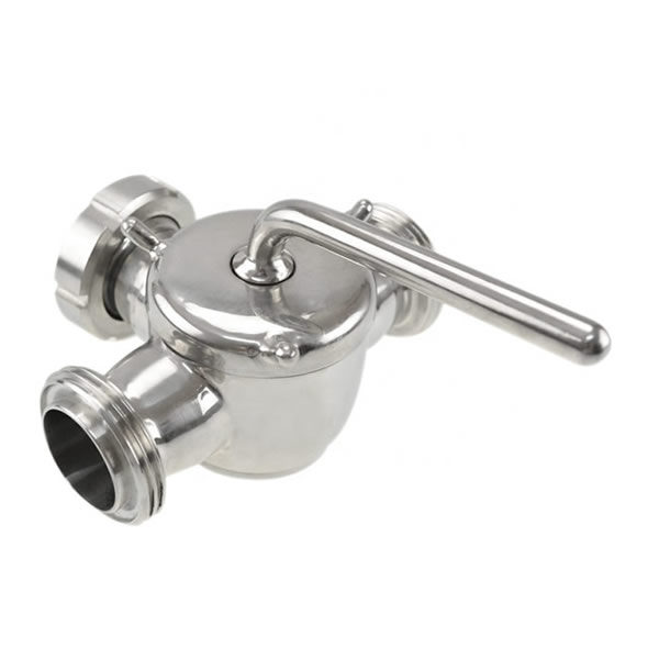 High quality sanitary stainless steel Manual Threaded plug cock valve for process equipment