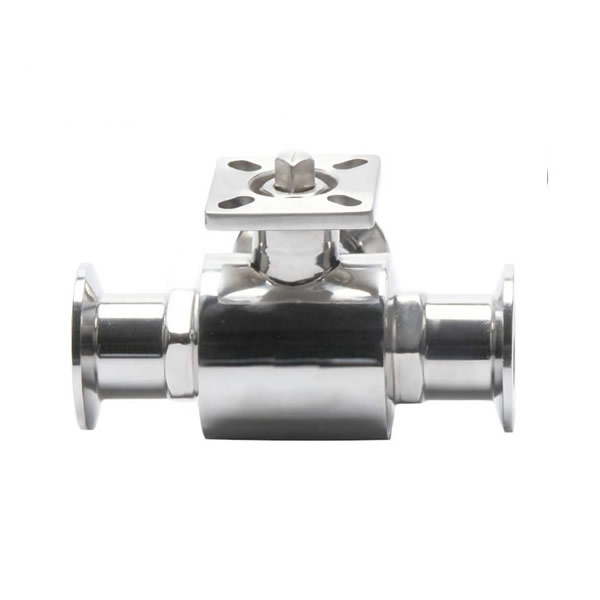 SS 304 Tri Clamp Sanitary 3 Way Ball Valve For Food